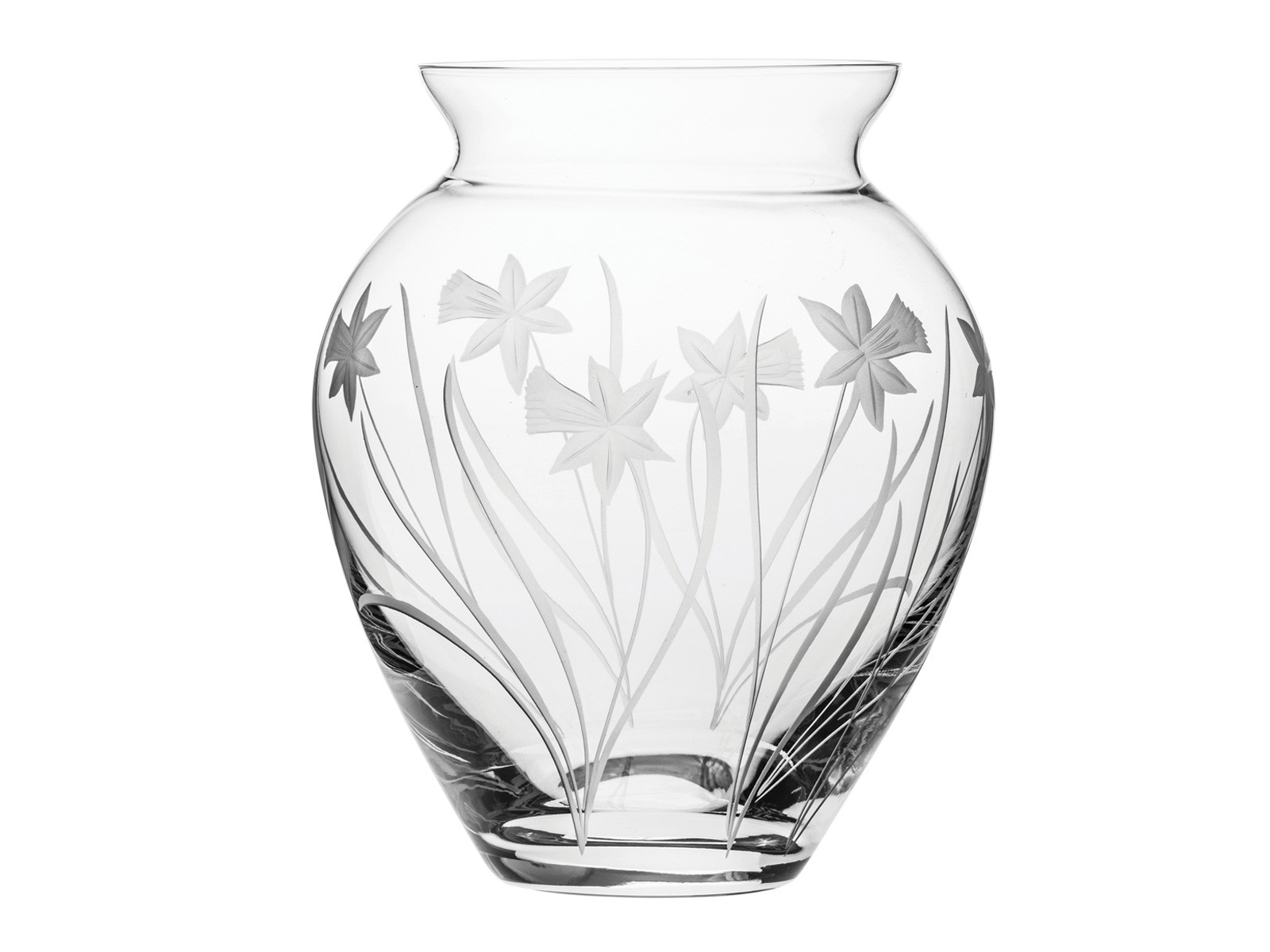 Купить Большая хрустальная ваза Daffodils 